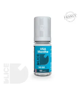 E-liquide USA Menthe de D'LICE - Fusion Audacieuse entre Classic Blond et Fraîcheur de la Menthe - Alternative Parfaite à la Cig