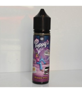 Hippie Pop 50ml Poppy's Maison Fuel | E-liquide barbe à papa fruits noirs