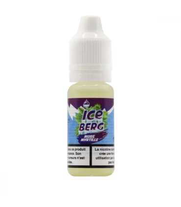 E-liquide MURE MYRTILLE ICEBERG 10 ml - Sel de nicotine
