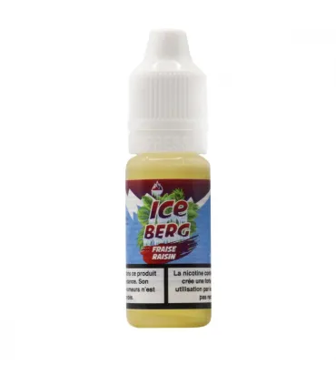 E-liquide RAISIN FRAISE ICEBERG 10 ml - Sel de nicotine