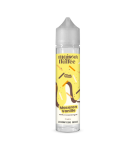 MACARON VANILLE 50 mL - E-liquide gourmand Maison Fluffée 50/50