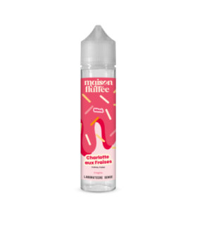 CHARLOTTE AUX FRAISES 50 mL - E-liquide gourmand Maison Fluffée 50/50