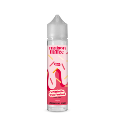 CHARLOTTE AUX FRAISES 30 mL - E-liquide gourmand Maison Fluffée 50/50