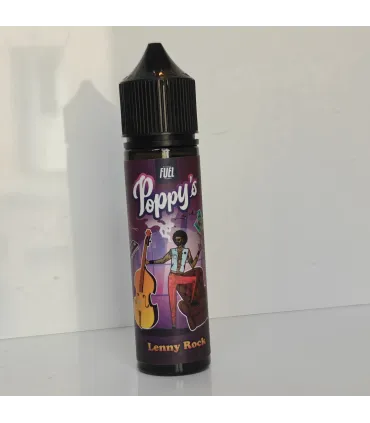 Lenny Rock 50ml Poppy's Maison Fuel | E-liquide fruit du dragon fraise cerise