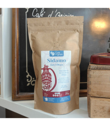 Café Ethiopie Sidamo 250g | Arabica moka Vert-Tiges
