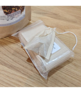 Sachets de thé papier non blanchi 7×5 cm – Infusion thé en vrac