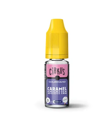 E-LIQUIDE CIRKUS 10 ML CARAMEL - E-liquide Cirkus 10ml pour cigarette électronique
