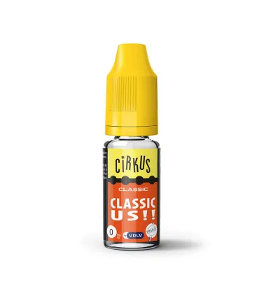 E-LIQUIDE CIRKUS 10 ML CLASSIC US - E-liquide Cirkus 10ml pour cigarette électronique