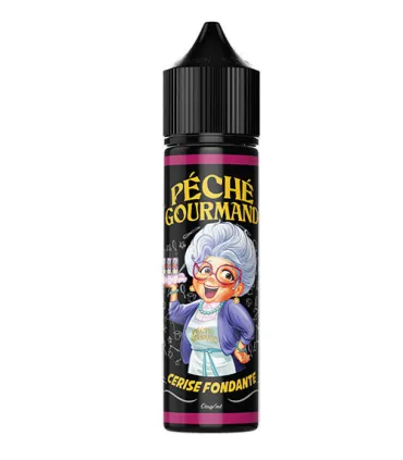 Cerise Fondante 50 ml Péché Gourmand – Cerise & gâteau