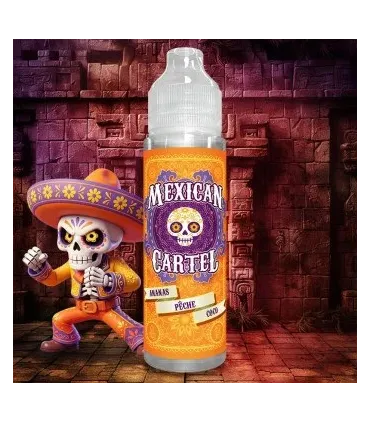 E-liquide Ananas Pêche Coco 50 ml - Mexican Cartel