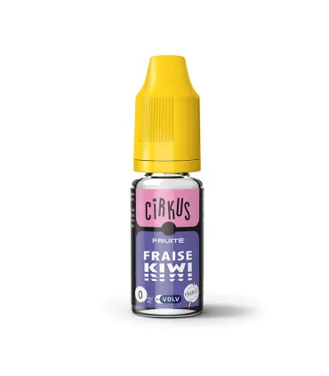 E-LIQUIDE CIRKUS 10 ML FRAISE KIWI - E-liquide Cirkus 10ml pour cigarette électronique