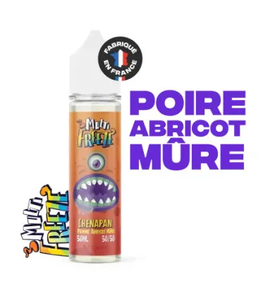 Chenapan 50 ml Liquideo – Pomme & Abricot frais