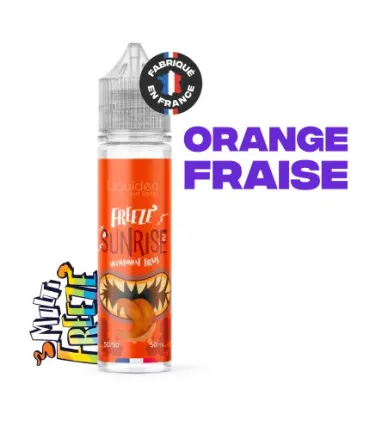 Sunrize / Sunrise 50 ml Liquideo – Orange, fraise & frais