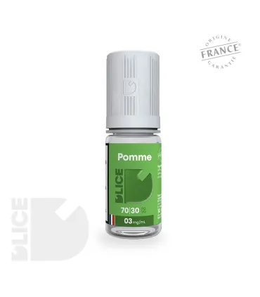 E-liquide Pomme de D'LICE - Pomme Verte Juteuse et Mûre à Point - Délice Fruité à Croquer pour Cigarette Électronique