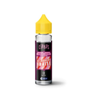Milkshake Fraise 50 ml Cirkus – Fraise & lait crémeux