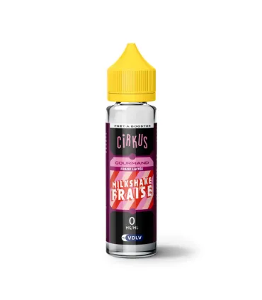 Milkshake Fraise 50 ml Cirkus – Fraise & lait crémeux