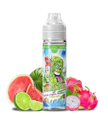 FRUIT DU DRAGON PASTÈQUE CITRON VERT FRUITY SUN ÉDITION ÉMERAUDE - SECRET'S LAB - 50 ML - visuel du produit