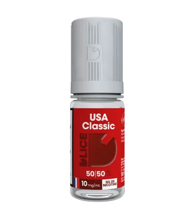 USA CLASSIC - 10 ML - D'LICE - SELS DE NICOTINE