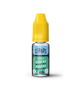 E-LIQUIDE CIRKUS 10 ML MENTHE POLAIRE - E-liquide Cirkus 10ml pour cigarette électronique