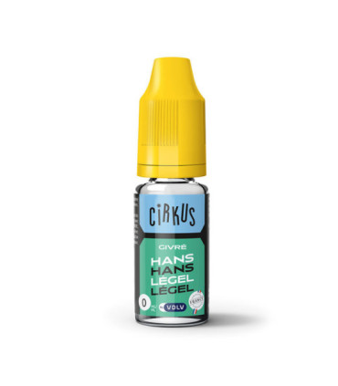 E-LIQUIDE CIRKUS 10 ML MENTHE XTRA GIVRÉE - E-liquide Cirkus 10ml pour cigarette électronique