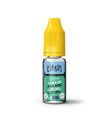 E-LIQUIDE CIRKUS 10 ML MENTHE XTRA GIVRÉE - E-liquide Cirkus 10ml pour cigarette électronique