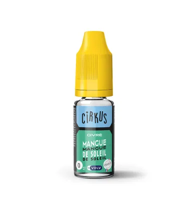 E-LIQUIDE CIRKUS 10 ML MANGUE DE SOLEIL - 10ML - E-liquide Cirkus 10ml pour cigarette électronique