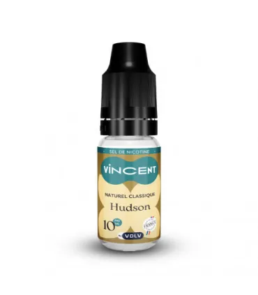 E-LIQUIDE 10 ML SDN VINCENT CLASSIQUE HUDSON - SEL DE NICOTINE - E-liquide sel de nicotine VINCENT 10ml