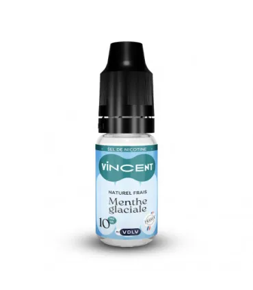 E-LIQUIDE 10 ML SDN VINCENT MENTHE GLACIALE - SEL DE NICOTINE - E-liquide sel de nicotine VINCENT 10ml