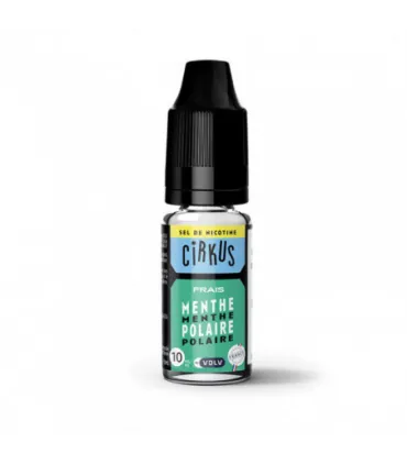 E-LIQUIDE 10 ML SDN CIRKUS MENTHE POLAIRE - SEL DE NICOTINE - E-liquide sel de nicotine Cirkus 10ml