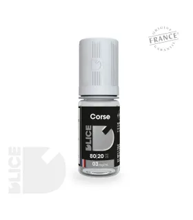 E-liquide Le Corse de D'LICE - Mélange Harmonieux de Classic Blond et Classic Brun - Touche d'Amandes pour une Vape Intense