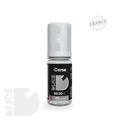 E-liquide Le Corse de D'LICE - Mélange Harmonieux de Classic Blond et Classic Brun - Touche d'Amandes pour une Vape Intense