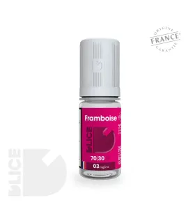 E-liquide Framboise de D'LICE - Explosion de Saveurs Estivales - Vapeur Rafraîchissante et Fruitée