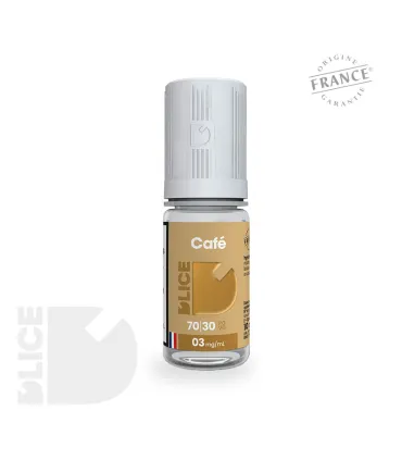 E-liquide Café de D'LICE - Saveur Aromatique Puissante et Équilibrée - Parfait pour une Vape à Tout Moment de la Journée