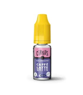 E-LIQUIDE CIRKUS 10 ML CAFFE LATTE - E-liquide Cirkus 10ml pour cigarette électronique