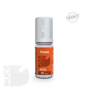 E-liquide Fraise de D'LICE - Délicatesse du Fruit du Printemps - Vapeur Rafraîchissante et Fruitée
