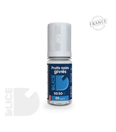 E-liquide D-50 MEL : Plongez dans un Océan de Fraîcheur avec le Fruits noirs givrés de D'LICE