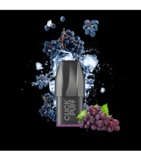Cartouche Ice Grape Click & Puff X‑Bar – 2 ml