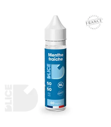 Plongez dans la Fraîcheur Absolue : E liquide  Menthe Fraîche 50 ml - D'LICE XL