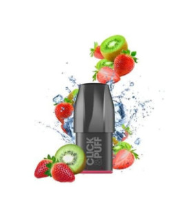 Cartouche Fraise Kiwi Ice Click & Puff X‑Bar – 2 ml