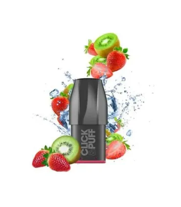Cartouche Fraise Kiwi Ice Click & Puff X‑Bar – 2 ml