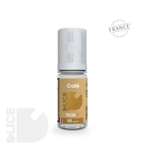 E-liquide Café de D'LICE - Saveur Aromatique Puissante et Équilibrée - Parfait pour une Vape à Tout Moment de la Journée