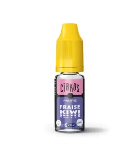 E-LIQUIDE CIRKUS 10 ML FRAISE KIWI - E-liquide Cirkus 10ml pour cigarette électronique