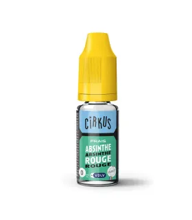 E-LIQUIDE CIRKUS 10 ML ABSINTHE ROUGE - E-liquide Cirkus 10ml pour cigarette électronique