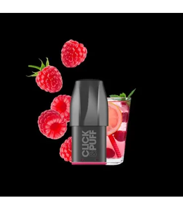 Cartouche Soda Framboise Click & Puff X‑Bar – 2 ml