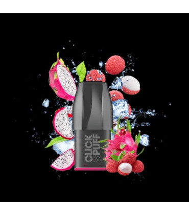 Cartouche Dragon Lychee Click & Puff X‑Bar – 2 ml