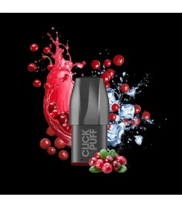 Cartouche Cranberry Click & Puff X‑Bar – 2 ml