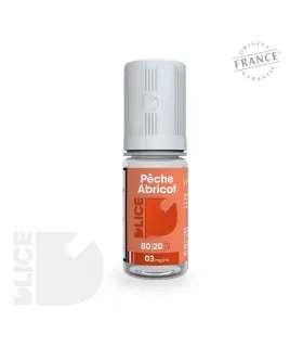 E-liquide Pêche Abricots de D'LICE - Fusion Douce de Pêche et Abricot - Goût Fruité et Gorgé de Soleil