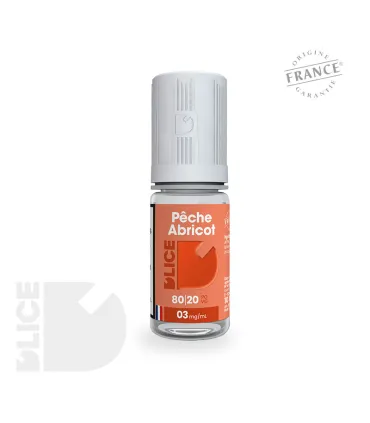 E-liquide Pêche Abricots de D'LICE - Fusion Douce de Pêche et Abricot - Goût Fruité et Gorgé de Soleil
