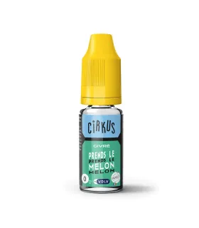 E-LIQUIDE CIRKUS 10 ML PRENDS LE MELON - 10ML - E-liquide Cirkus 10ml pour cigarette électronique