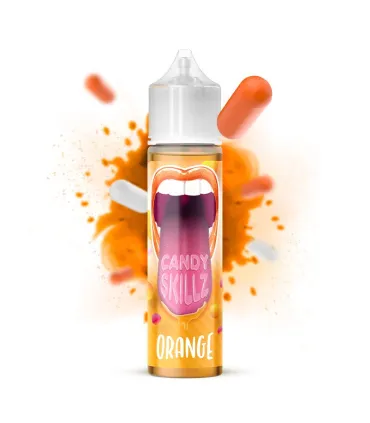 E-liquide Orange 50ml - Candy Skilz - Vape or DIY - Revolute